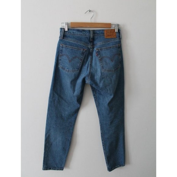 Levi's Wedgie Icon Jean These Dreams Size 25 High Rise Tapered - Picture 4 of 8